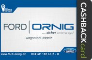 Inserat Ford Ornig: Der Ford Partner