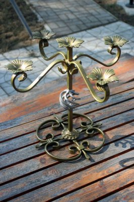 Inserat Kerzenständer geschmiedet Schlosserei 