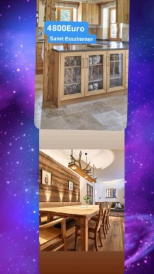 Inserat Küchenbau mit Vitrine Esszimmer. 