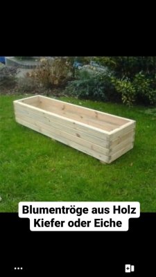 Inserat Blumentrögebau aus Kiefernholz 