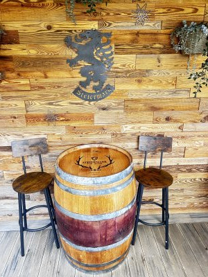 Inserat Weinfass Stehtisch inkl 2 Barhocker !