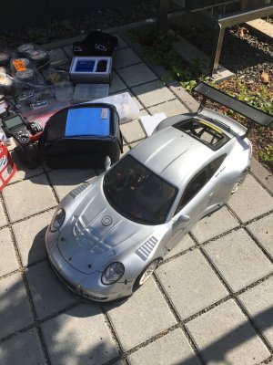 Inserat Rc Modellbau 1:5 benziner Porsche Sports