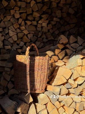 Inserat Flechterei Körbe usw . Brennstoffe