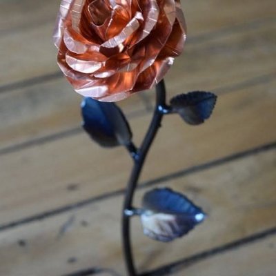 Inserat Rosen geschmiedet Schlosserei Schmiede 