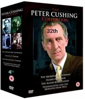 Inserat PeterCushing32thMoviesAZ AbbaZappa Uvm.
