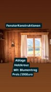 Inserat Fensterbau samt Vorhangstange 