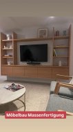 Inserat TV Möbelbau Tischlerei Massenproduktion 