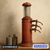 Inserat Rarität Historische Petroleum-Zapfsäule original für Museum, Sammlerstück