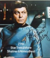 Inserat DeForrestKelley27thStarTrekAZ-Nimoy&Shat