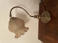 Inserat Jugendstil Nachttisch Messinglampen 