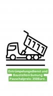 Inserat Entrümpelungsdienst- Baustellenräumung