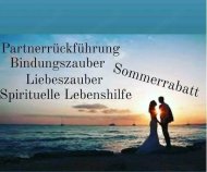 Inserat Partnerrückführung: Unaufhaltsames