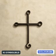 Inserat Verschenke schwarzes Schmiedeeisenkreuz