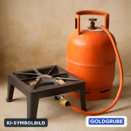 Inserat Gasofen und Gasflasche