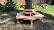Inserat Baumbänkebau mit Rückenlehne