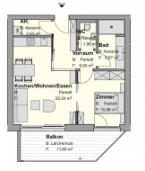 Inserat VILLACH - VÖLKENDORF: TOP 1.04 *ERSTBEZUG SEPT. 2024* 2-ZIMMER WOHNUNG MIT 11 M² WEST-BALKON