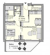 Inserat VILLACH - VÖLKENDORF: TOP 2.03 *ERSTBEZUG SEPT. 2024* 2-ZIMMER WOHNUNG MIT 11 M² WEST-BALKON