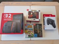 Inserat Nintendo Switch 2 mit 2 Spielen und Pro 