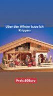 Inserat Alpenkrippenfertigung/ Tischlerei