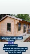 Inserat Gartenhäuserbau Zimmerei Bau und Montage