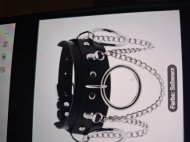 Inserat Halsband schwarz