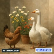 Inserat Gänse und Blumenhühner