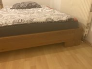 Inserat Vollholzbett Eiche geölt