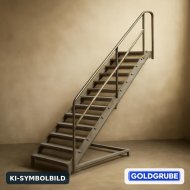 Inserat Verkaufe 15-stufige Metallstiege