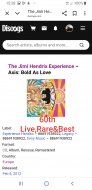Inserat JimiHendrixExperience60thAZ AaronZzTop U