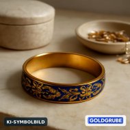 Inserat Armband gold,blau Michaela Frey