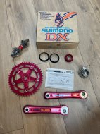 Inserat Shimano DX Crank set FC-MX61 NOS