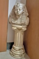 Inserat Ägyptischer Pharao (Stein) 18x18,5 cm