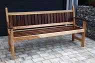 Inserat Bank aus Eschenholz mit Tisch Tischlerei