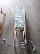 Inserat Rodel mit Kindersitz