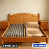 Inserat Doppelbett aus Massivholz zu verschenken