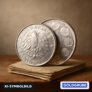 Inserat 500 Schilling Silbermünzen