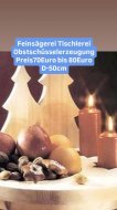 Inserat Feinsägerei Obstschüsselerzeugung