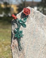 Inserat Rosen geschmiedet Schmiede Steinbau