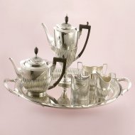 Inserat  Kaffee- Teeservice Sterling Antik