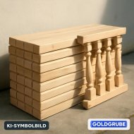 Inserat 8 lfm Holzbalkon