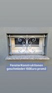 Inserat Fenstergitter geschmiedet Erzeugung 