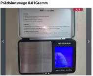 Inserat Präzisionswage 0.01Gramm mit Tasche