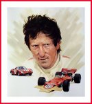 Inserat Jochen RINDT F1 Poster, 2x signiert NINA
