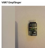 Inserat V8R7 Empfänger 4 Cannel