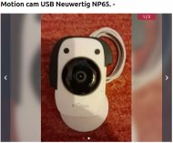 Inserat Überwachungscamera Motion -detection