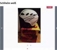 Inserat Schiehelm weiß Gr. M