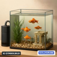 Inserat Aquarium mit Fischen und Pumpe 3er Set