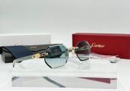 Inserat Cartier Brille Grün Holz Gold Ref. CT043