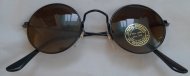 Inserat Sonnenbrille schwarz rund