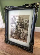 Inserat Baby Elefanten ORIGINAL ZEICHNUNG Jasmin